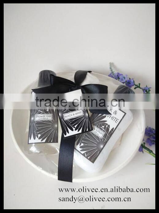 nice scent 120ml shower gel body lotion 100g rose fizzer with plastic dish