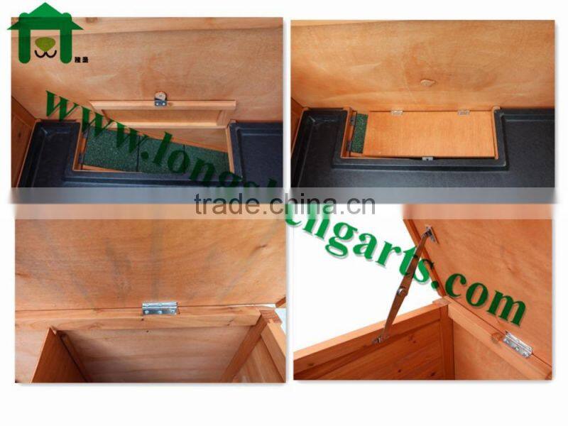 Double-deck Wooden Rabbit Cage