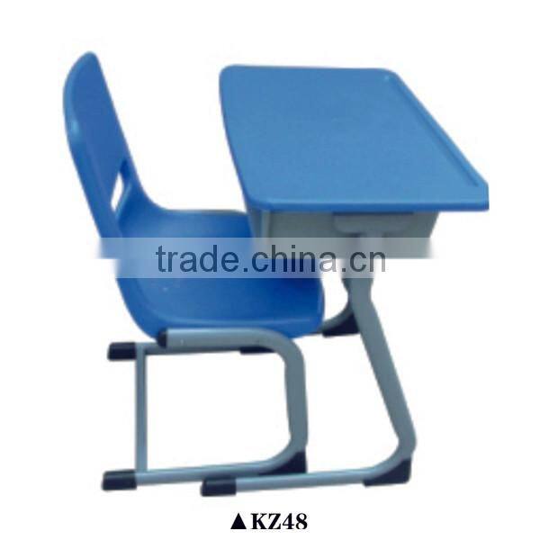 Study desk Classroom chairs School furniture Plastic chairs and tables for sale KZ48