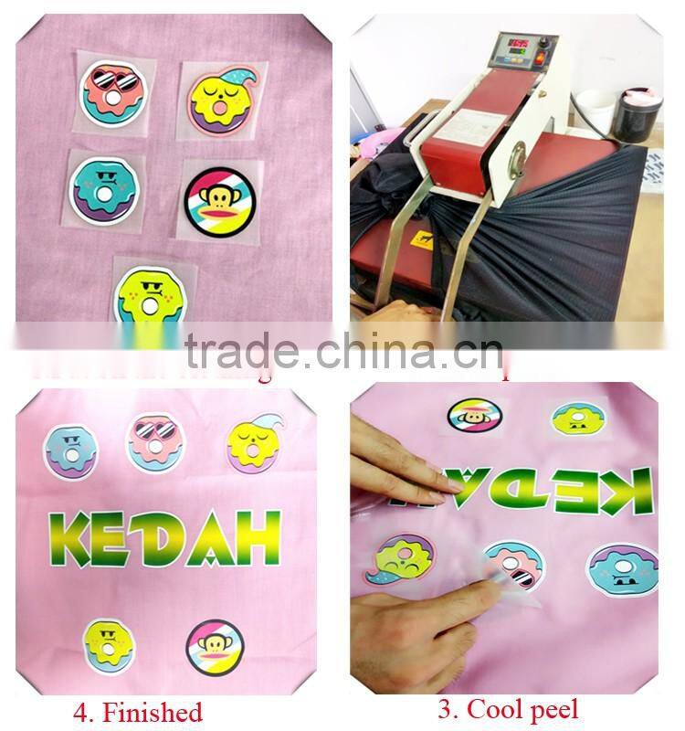 clothing labels heat transfer reflective printing sticker