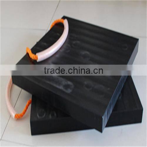 mobile jack mat/ yellow crane lifting outrigger