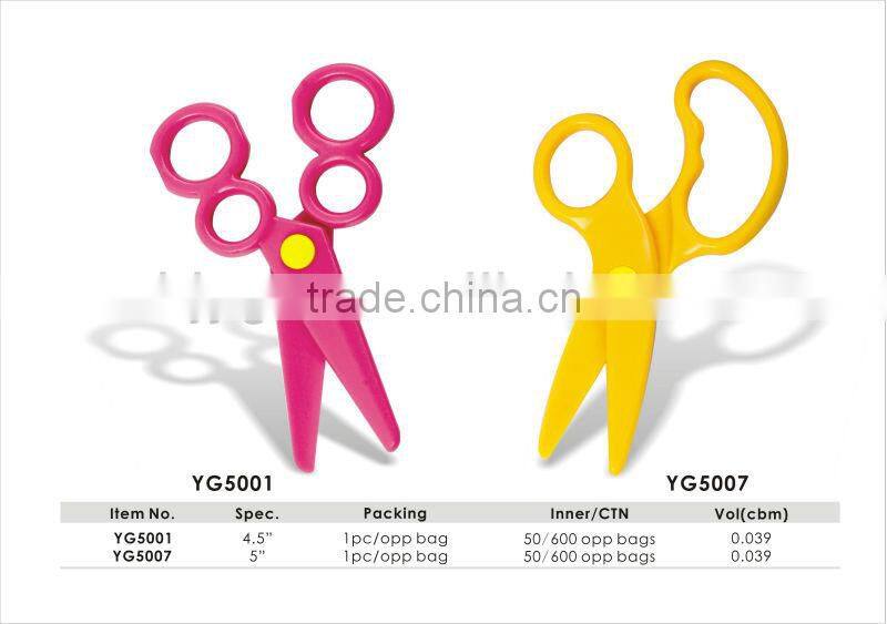 Different Colors Full Plastic Student/School Scissors