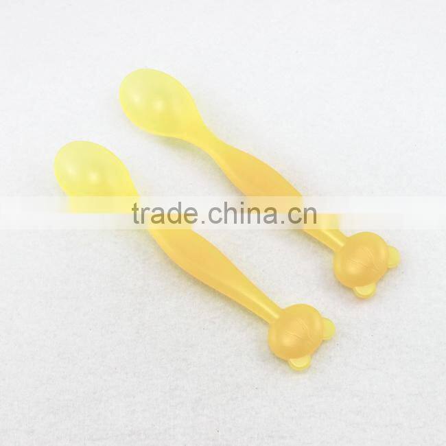colourful plastic spoon