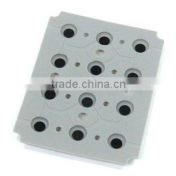 Taiwan made Compression molding silicone keypad for remote controller