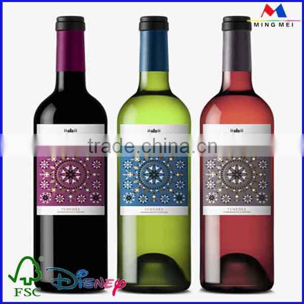 Rolled Beverage Bottle Label Sticker ,Beverage Bottle Label Sticker Printing