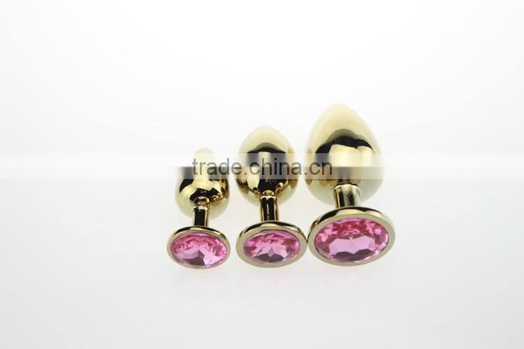 Big Size Fancy Adult Sex Toy Steel M&F Screw Vibrating Stainless Butt Plug