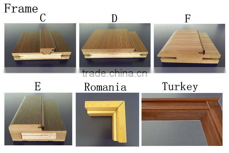 china supplier hot sale pvc sound proof wooden door