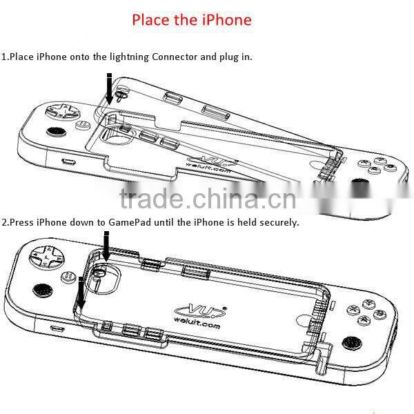 MFI Certified Joystick Type Compatible Platform Game Controller for iPhone 6