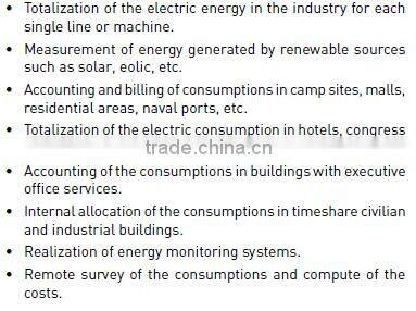 6A three phase 4 wires Energy Counter Algodue UEC1P5-4X