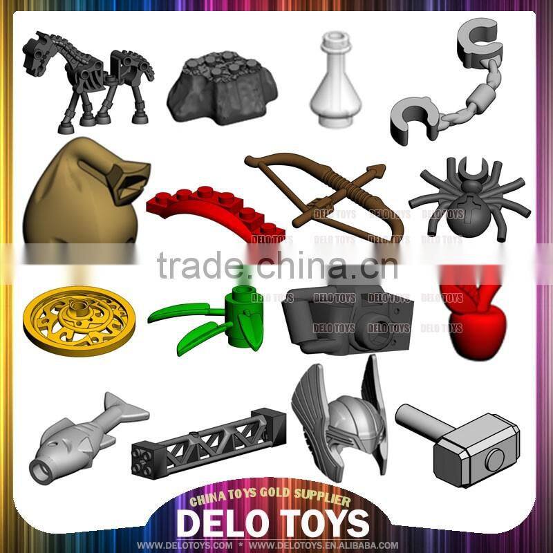 Plastic building blocks accessory OEM toys special blocks glowing in dark DE00058
