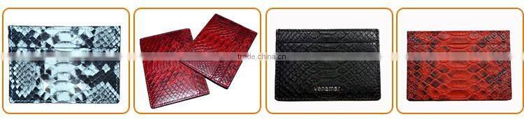 100% real ostrich skin business card holders customized genuine leather card holder