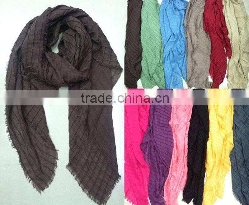 new arrival muti-color Coconut palm figure gauze scarf