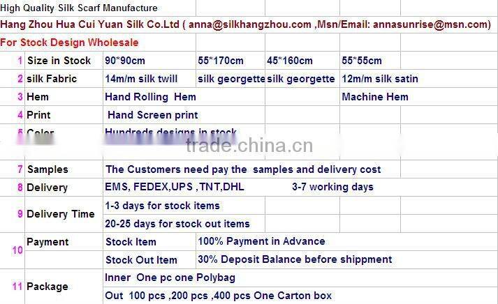 Factory High Quality Hand-rolled Scarves