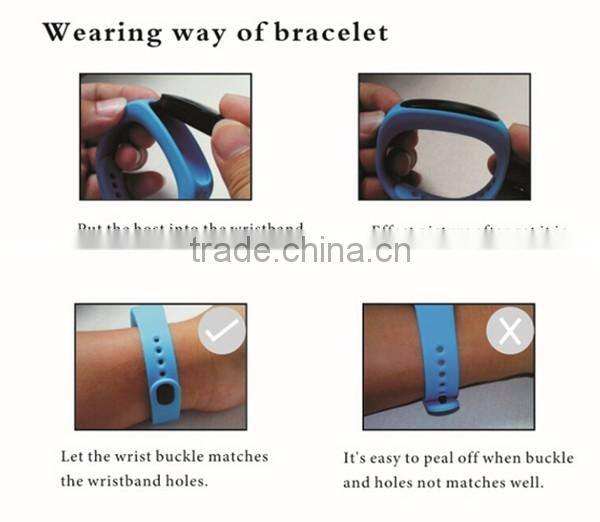 Digital 0.84" Bluetooth OLED Smart Bracelet E02 Fitness Tracker Wristband Smart Bracelet with Heart Rate Monitor
