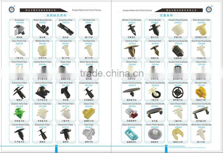 Zhixia Wholesale plastic car auto clip/automotive plastic fasteners/car plastic clips