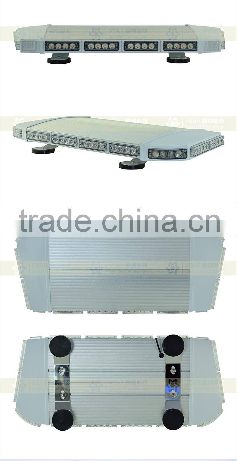 Amber mini Led police light bar with magentic for car TBD-A70E