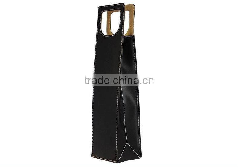 high quality leather wine Packaging Bags Wine Bottle/gift Bag