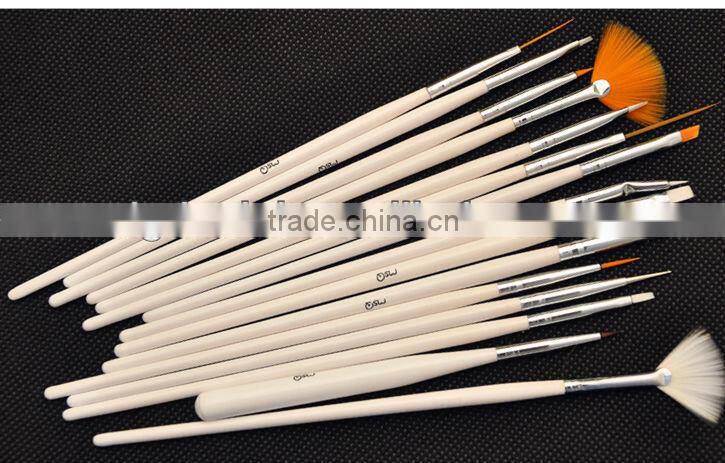 DANIWER 15PCS best cheap Nail art brush set