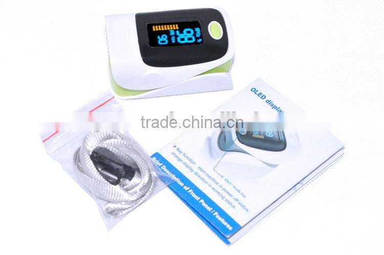 OLED display SPO2 PR finger pulse oximeter with clear image