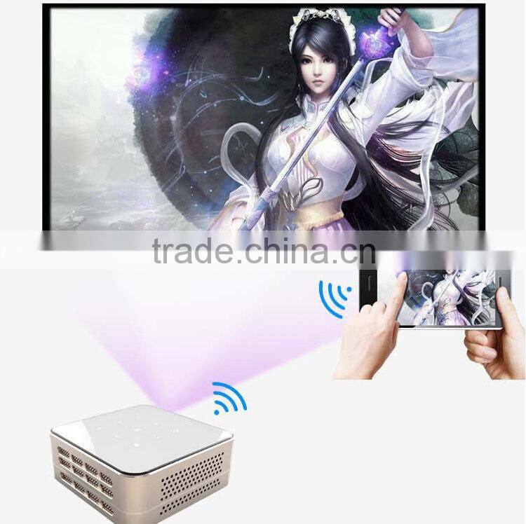 2015 Fashinable Portable Theater Wireless Outdoor Camping Dlp Link 3d Home Theater 4K full hd 3d led projector