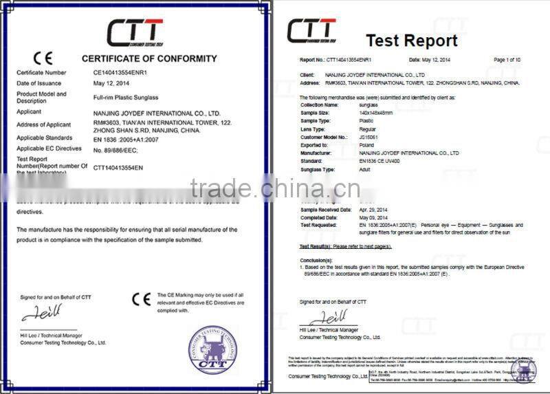 The most popular plastic hot transfer printed retro design style sunglasses with polarized lens