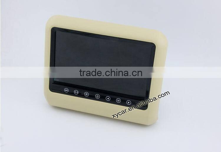 wholesale unversal 9inch HDMI remote control digital car lcd headrest monitor XY-7089AV
