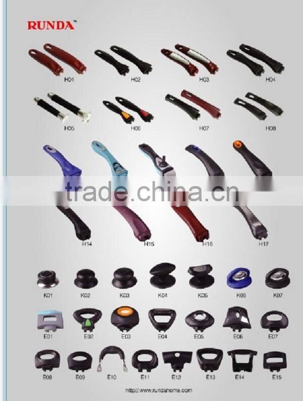 6pcs Aluminum cookware set with marble coating