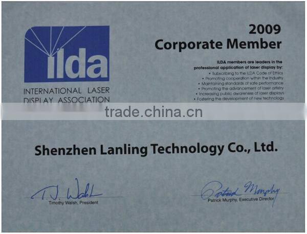 fashionable 4w multi corlor writing laser light