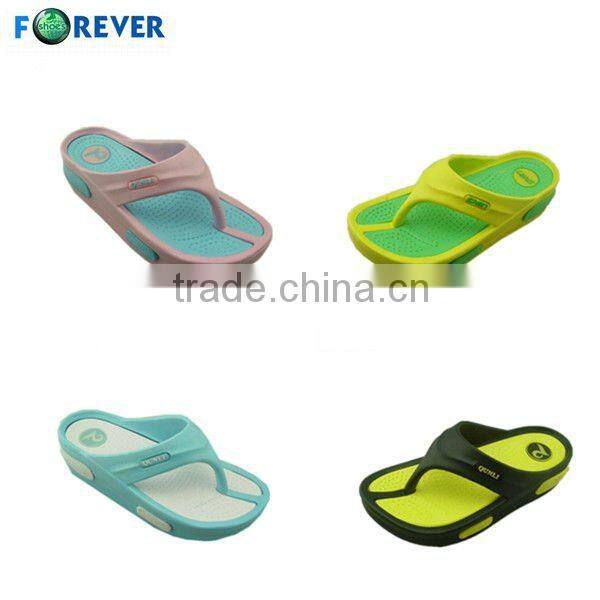 Lastest design women's thick sole flip flops 2012