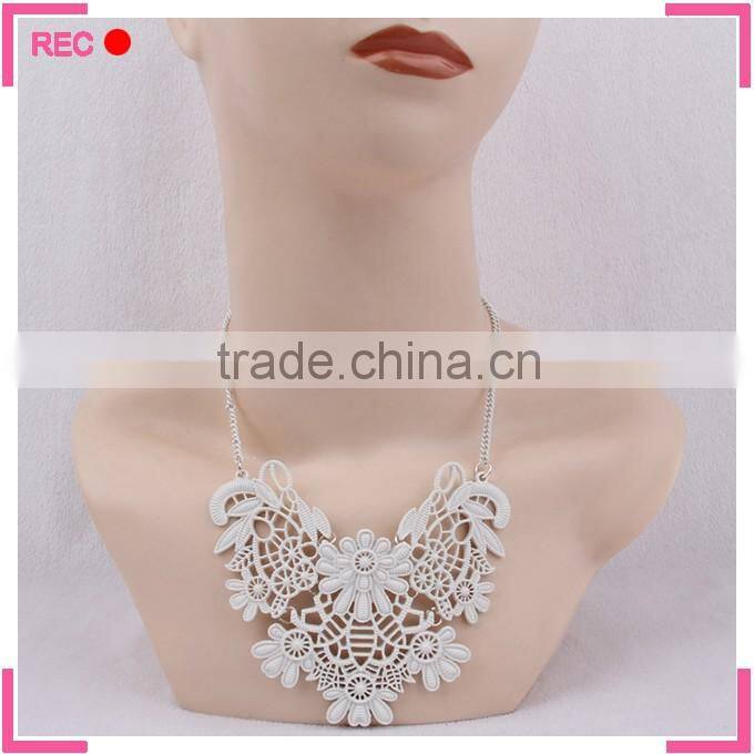 Different types of necklace chains jewelry, crochet decoration fancy necklace design