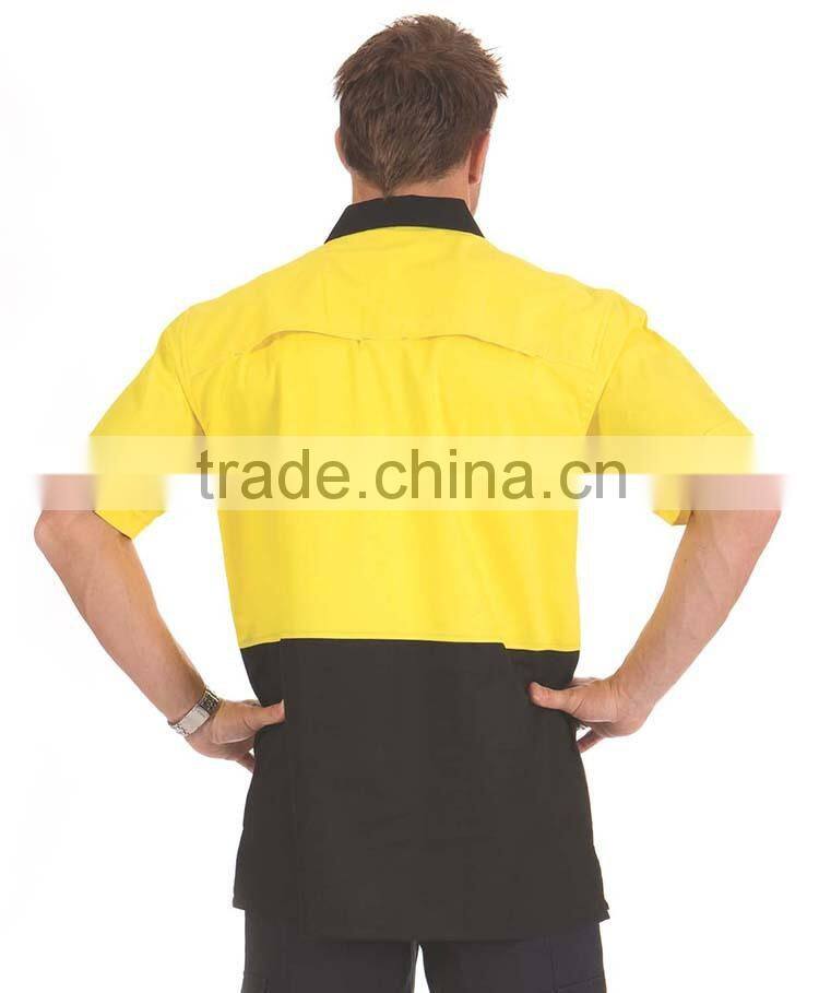 Waterproof Oil Repellent Uniform Professional Denim Work Shirt