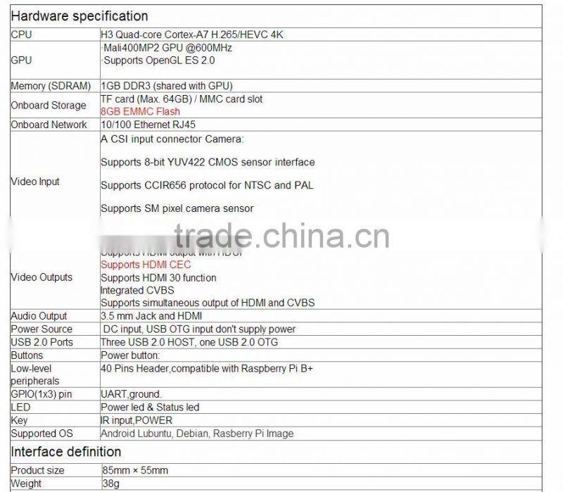 Orange Pi PC SET7: Pi PC + Transparent ABS Case + Power Cable + 8GB Class 10 Micro SD Card Beyond Raspberry