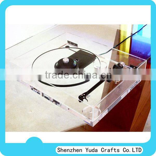 Frosted acrylic table stand acrylic frozen big disc plexiglass turntable stand