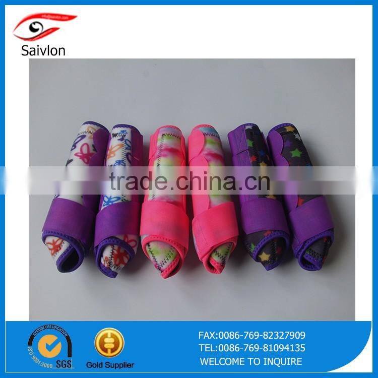 Rainbow Print Neoprene Horse Boots