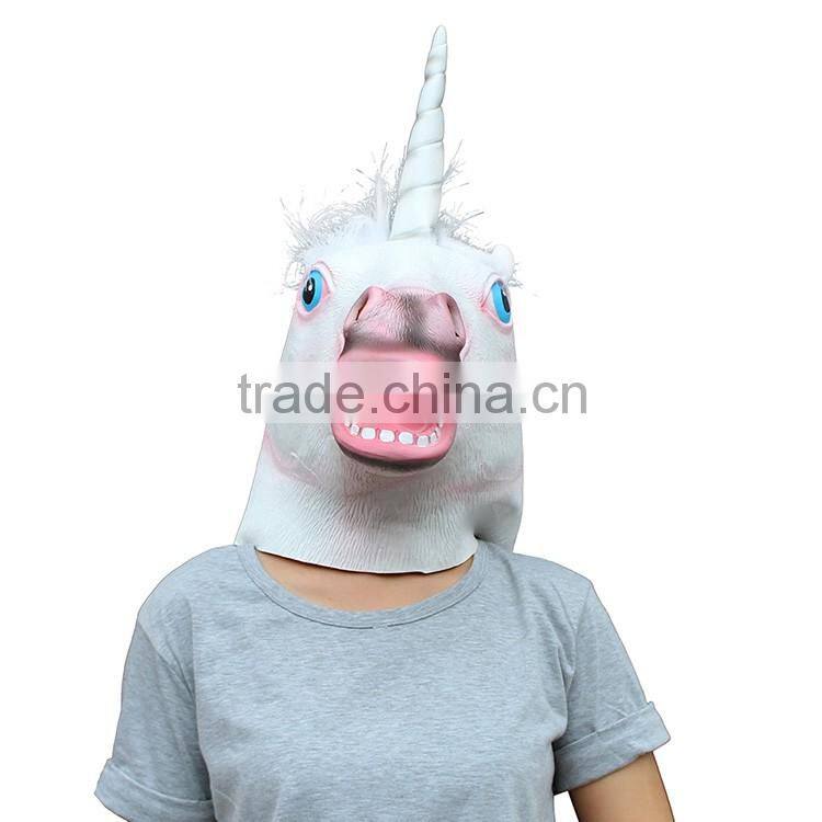2016 New Fashion cosplay fashionable cute wire EL light horn Mask