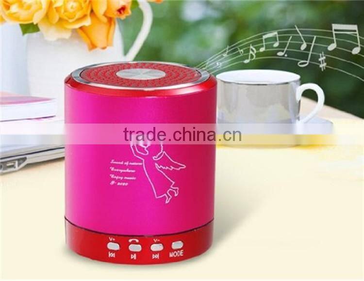 T-2020 Small Round Bluetooth Mini Wireless Speaker