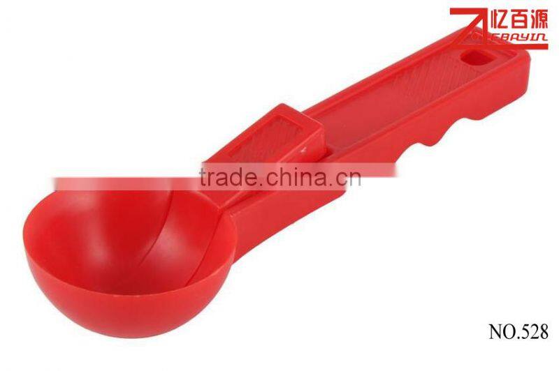 colorful plastic icecream spoon, ice cream scoop