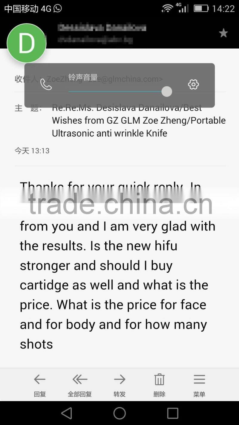 Best Hifu ultrasound machine /hifu slimming equipment
