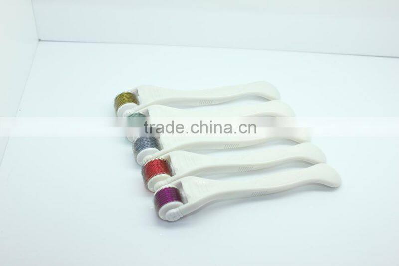 changeable heads titanium LED derma roller,vibarting roller
