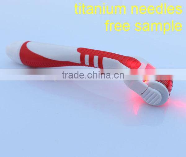 led light replaceable derma needling system for skin care