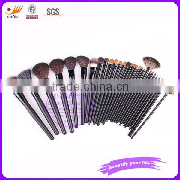30pcs professional black bag makeup brush tool
