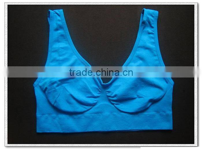 New U Back Sport Yoga Bra Leisure Seamless Genie Bra Camisole Exercise Crop Tops Non Padded 3pcs/set