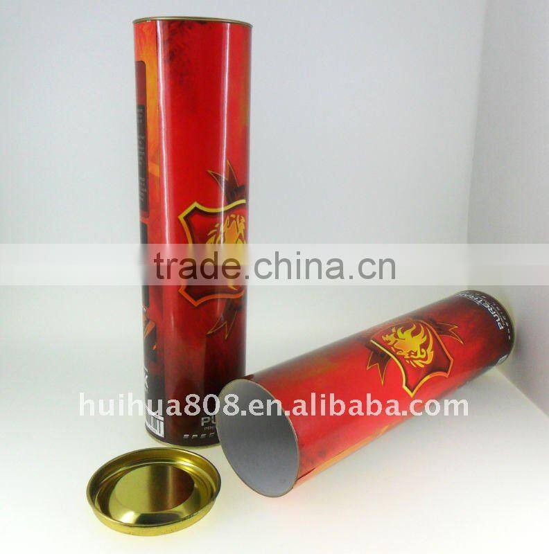 latest design round can for wine packing wholesale