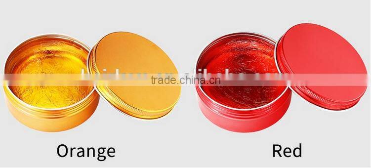 Gloss finish firm hold styling mud edge controll pomade gel wax for nature hair