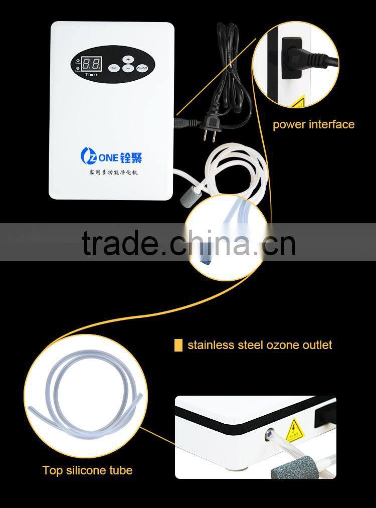 500mg portable ozone generator air purifier/ionic air purifier ozone