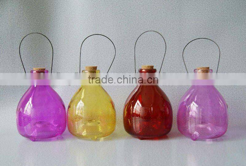 high quality colored glass wasp catcher
