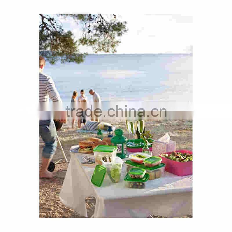 New design 17pcs a set plastic food container set with different size wholesale