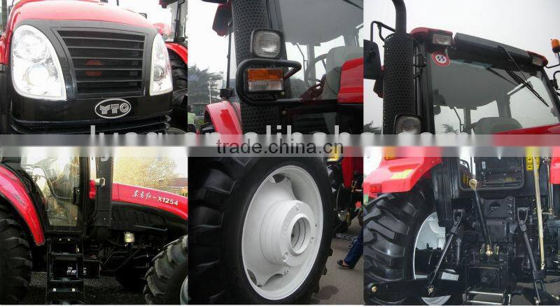 YTO brand model X1254 china tractor for sale