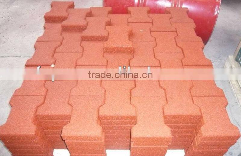 Pathway Rubber Paver/Rubber Paver Blocks/Paver Pad Rubber/Recycled Rubber Paver Tile