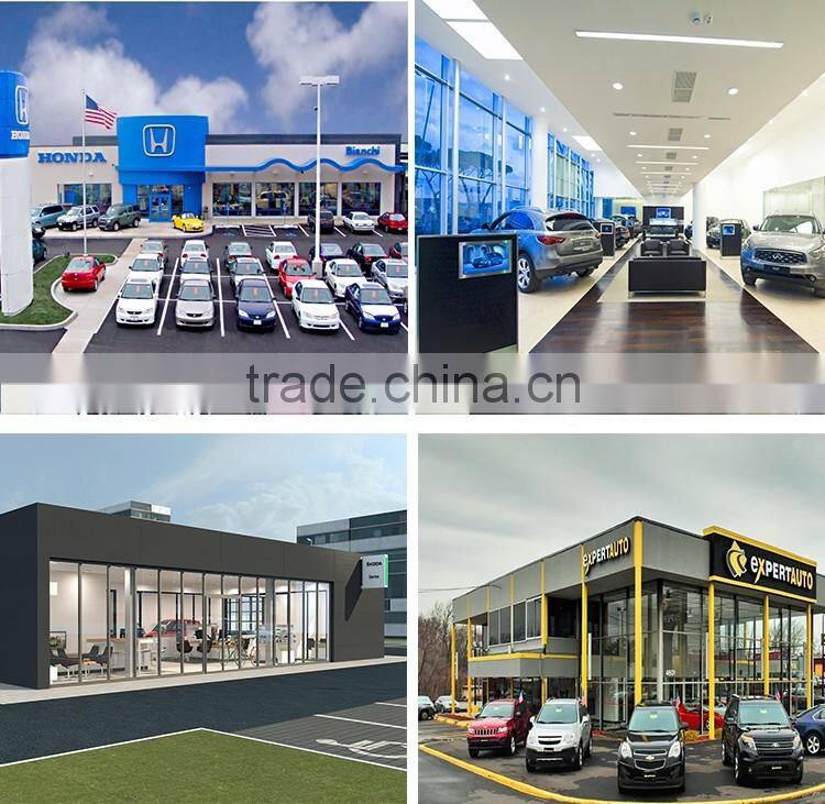 In UAE Structural Steel Pre Engineered 4S Car Exhibition Center for Sale